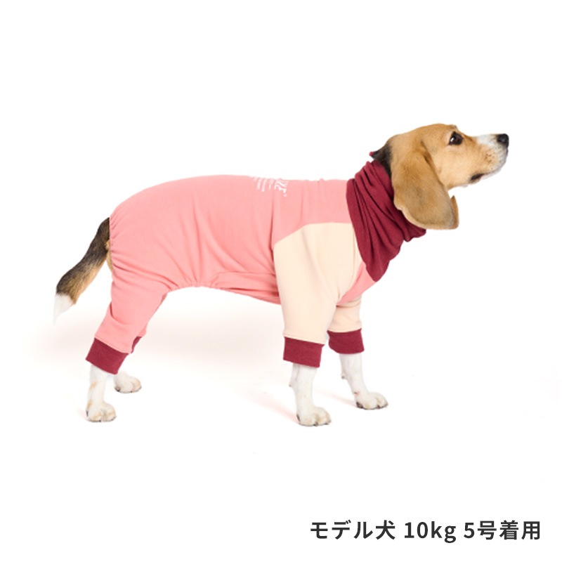 スヌードフリースロンパース