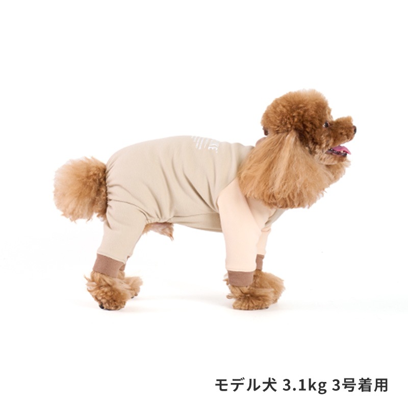 スヌードフリースロンパース