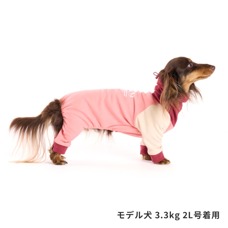 スヌードフリースロンパース