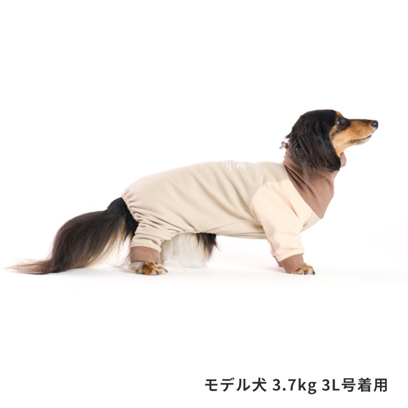 スヌードフリースロンパース