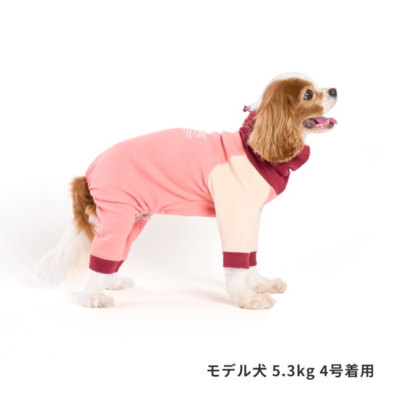スヌードフリースロンパース