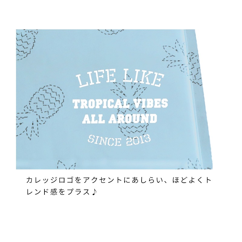 サマーステッチプリントやわらかクールジェルマット