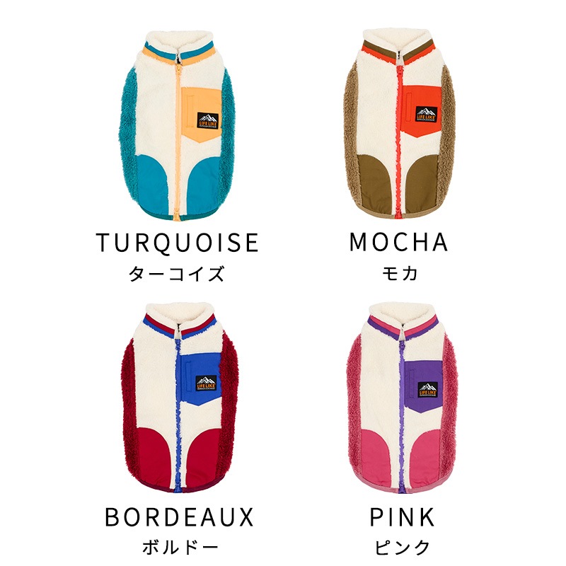 OUTDOORカラーブロックベスト