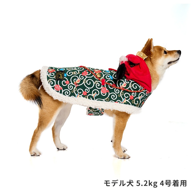 獅子舞唐草ポンチョ