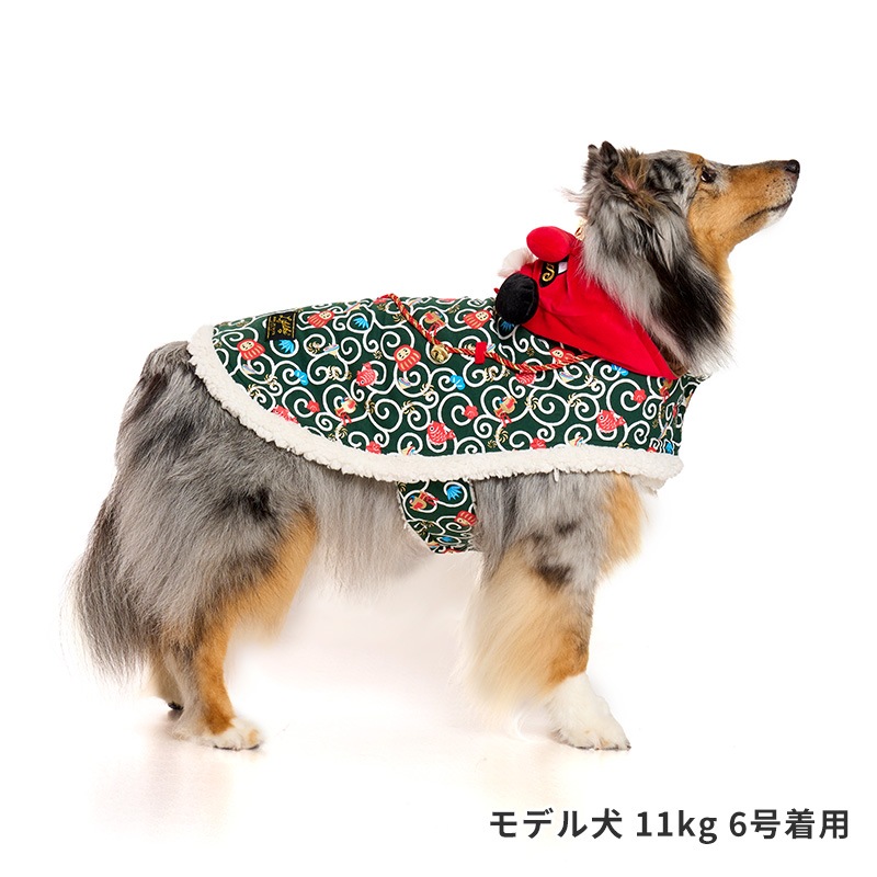 獅子舞唐草ポンチョ