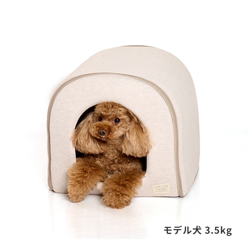 ナチュラルストライプドームベッド