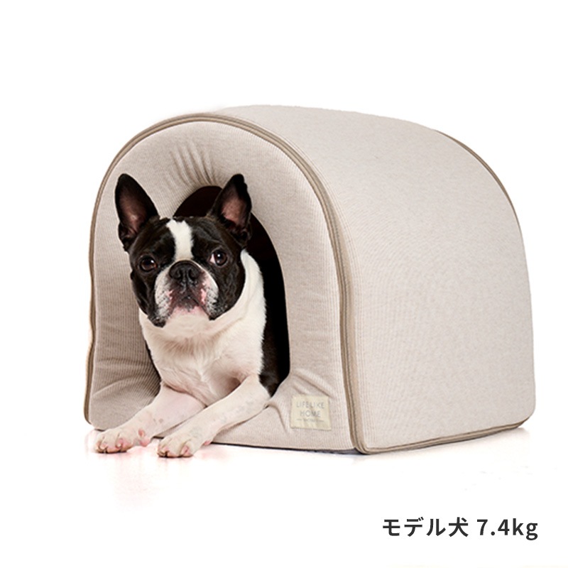 ナチュラルストライプドームベッド