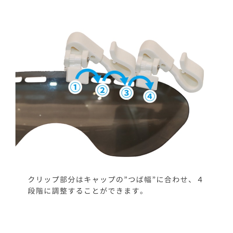 キャップクリップサングラス