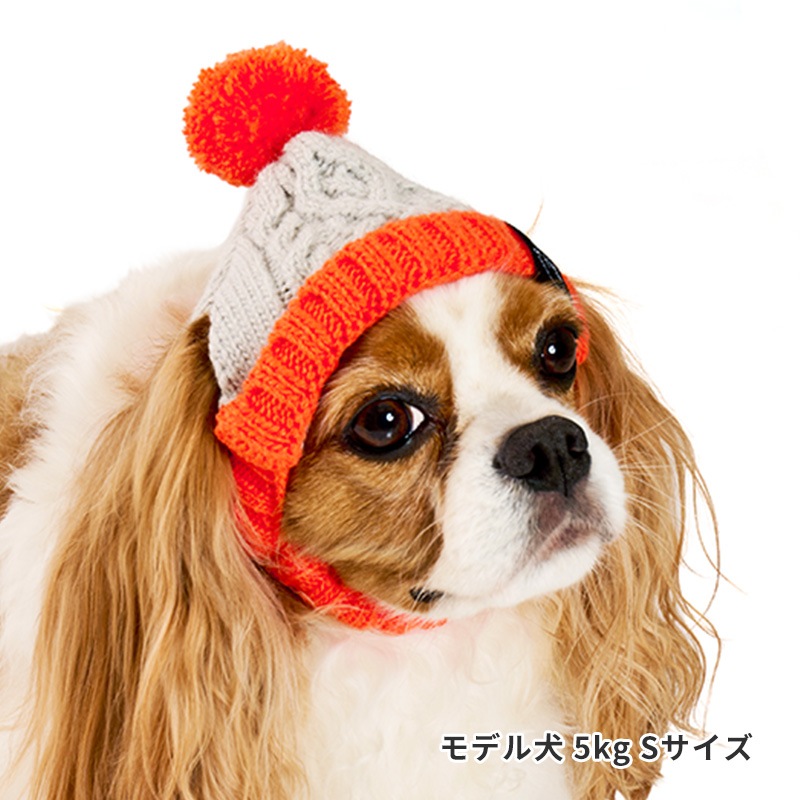 バイカラーニットキャップ