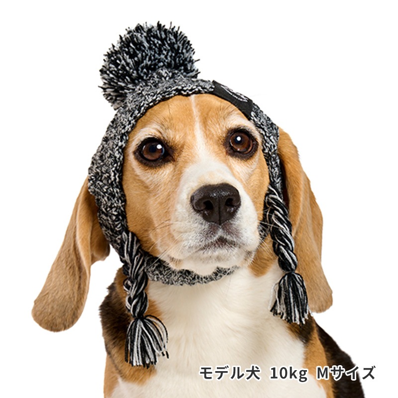 メランジニットキャップ