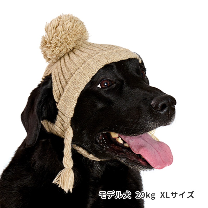 メランジニットキャップ