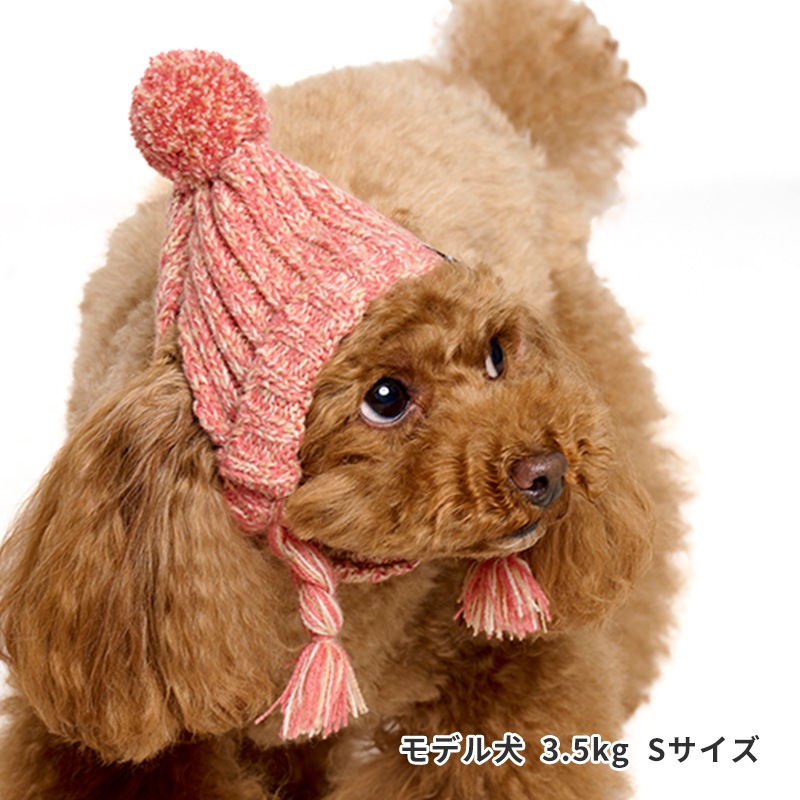 メランジニットキャップ