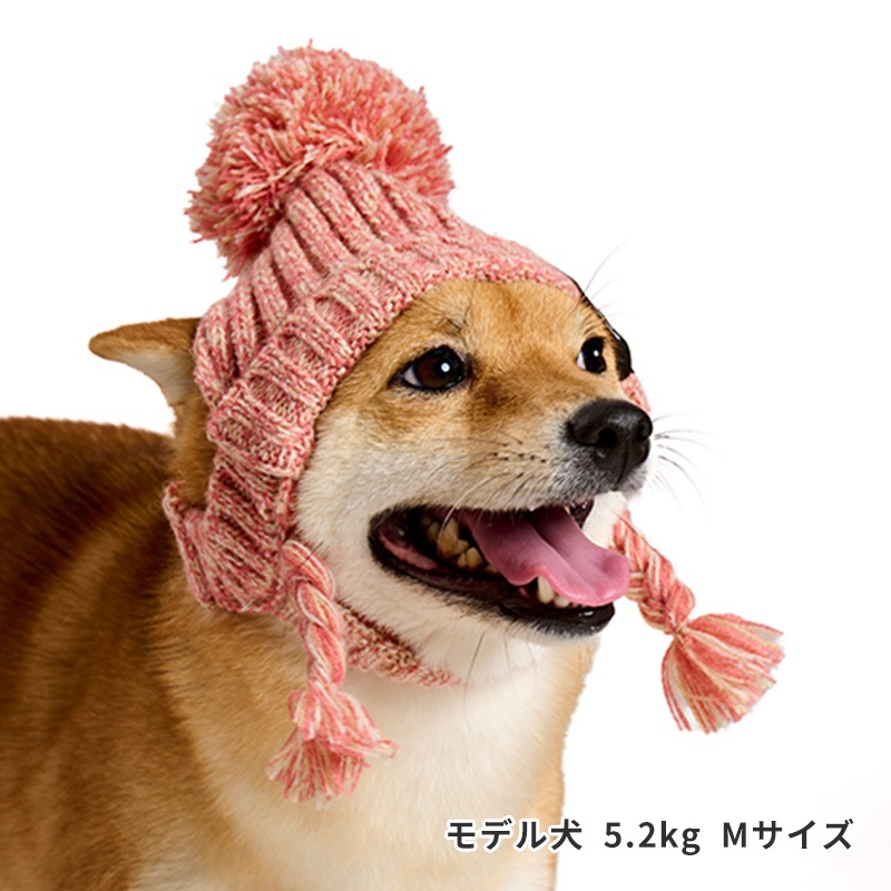 メランジニットキャップ