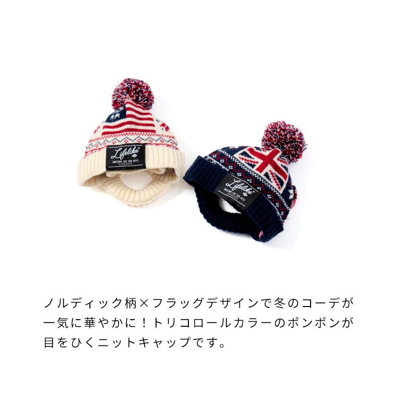 ナショナルフラッグニット帽