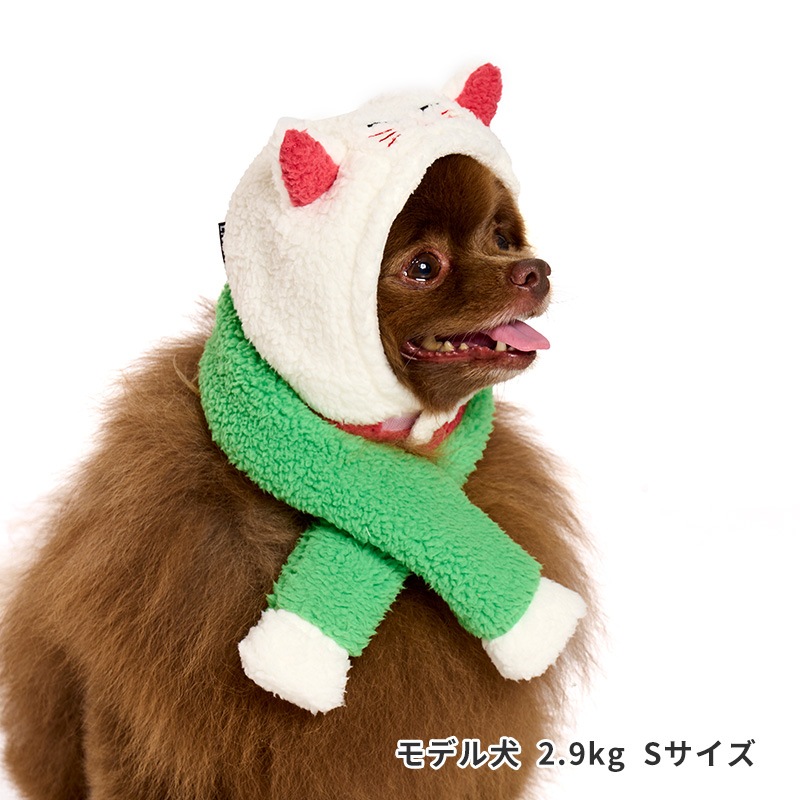 お正月マフラーキャップ