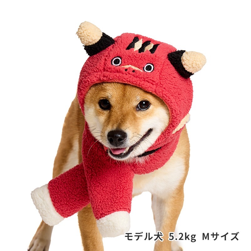 お正月マフラーキャップ