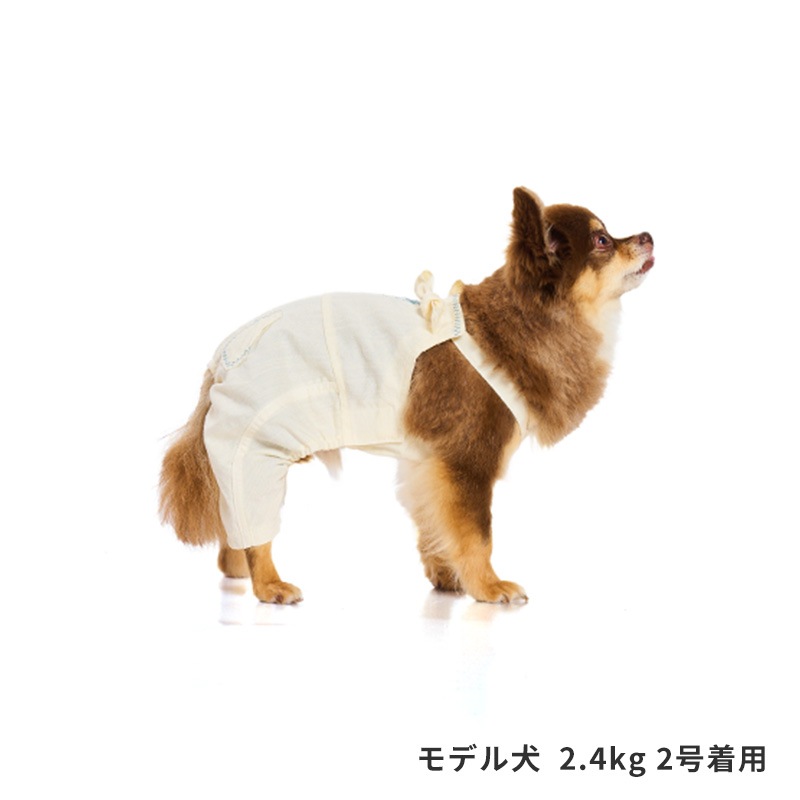 ステッチアロハオーバーオール