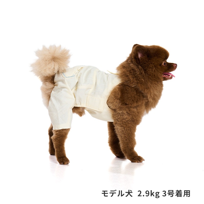 ステッチアロハオーバーオール