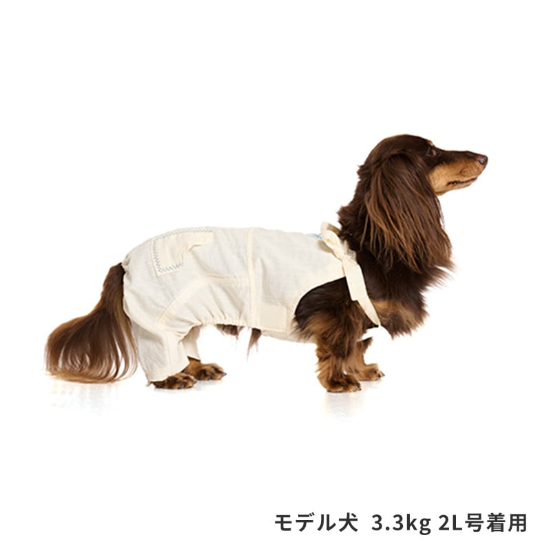 ステッチアロハオーバーオール