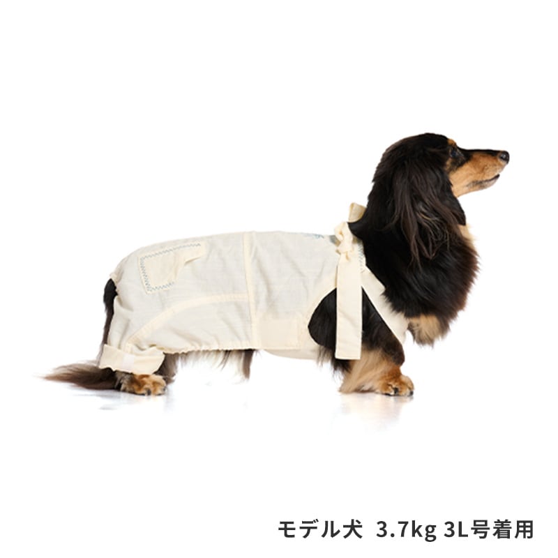 ステッチアロハオーバーオール