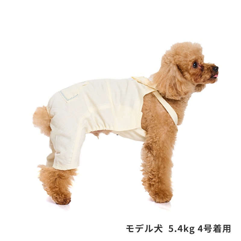 ステッチアロハオーバーオール