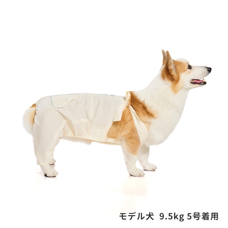 ステッチアロハオーバーオール