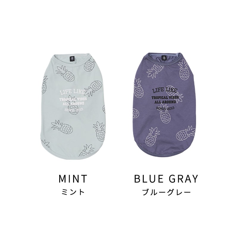 サマーステッチプリントタンク