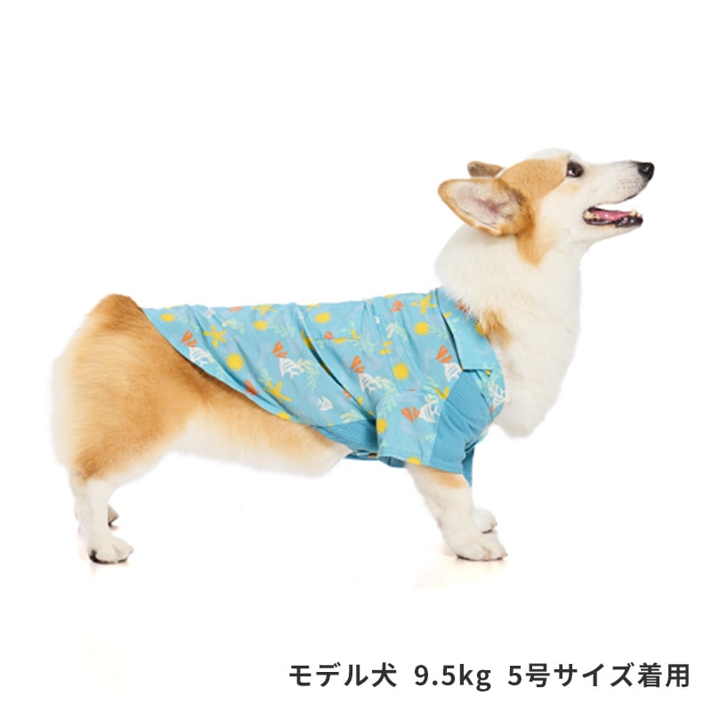 マリンパターンアロハシャツ