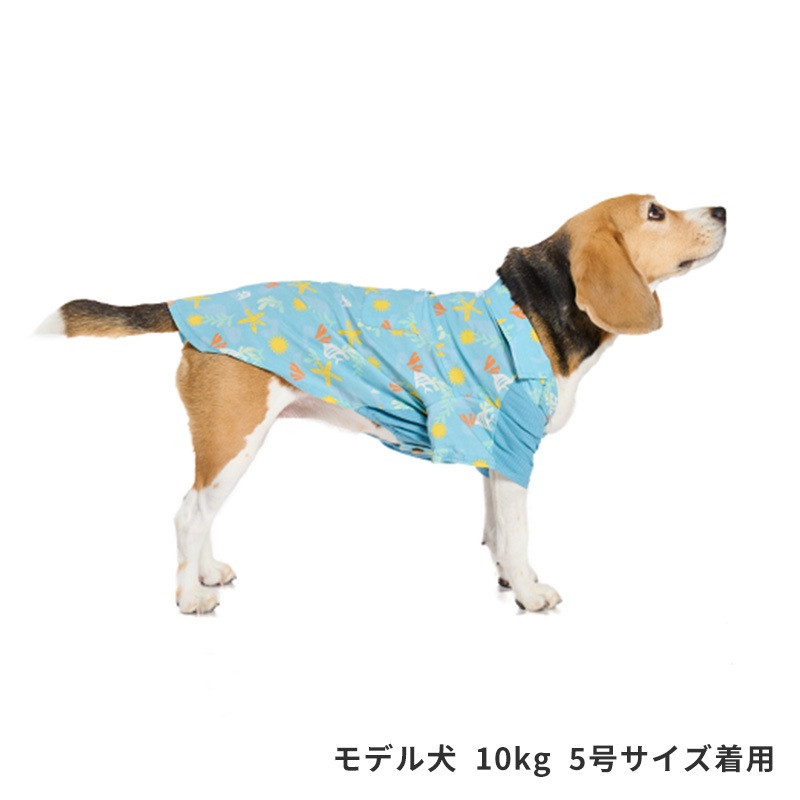 マリンパターンアロハシャツ