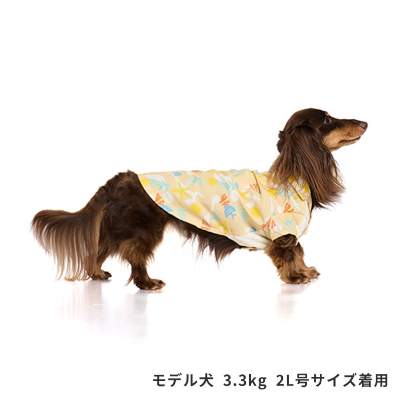 マリンパターンアロハシャツ