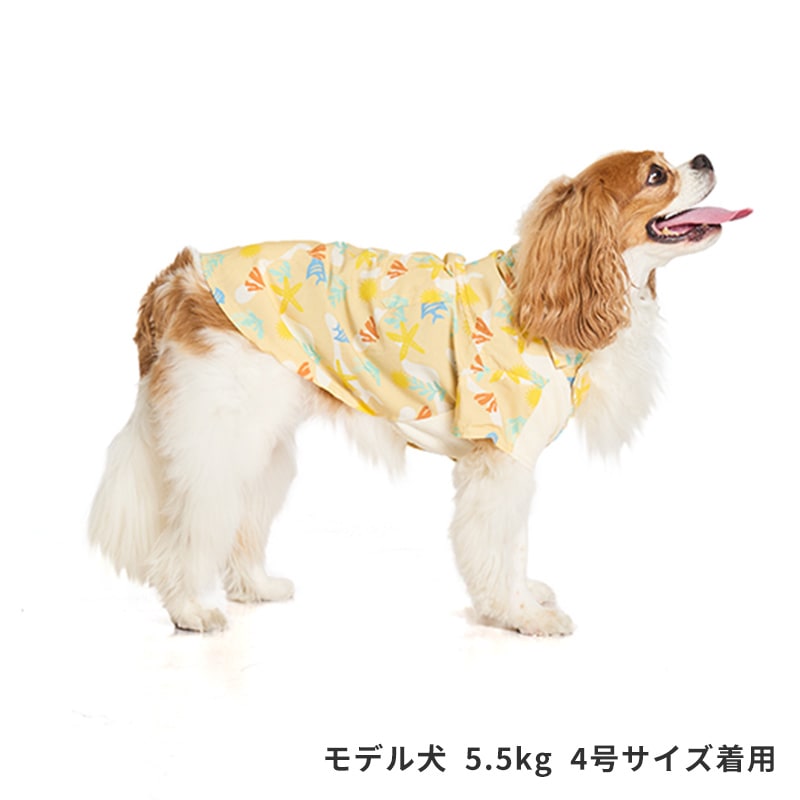 マリンパターンアロハシャツ