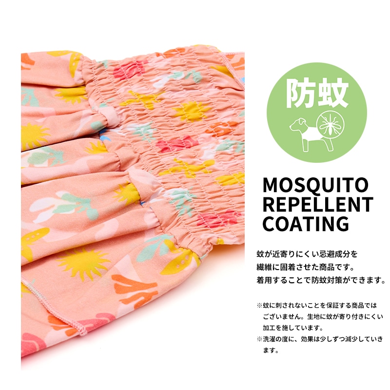 マリンパターンアロハワンピ