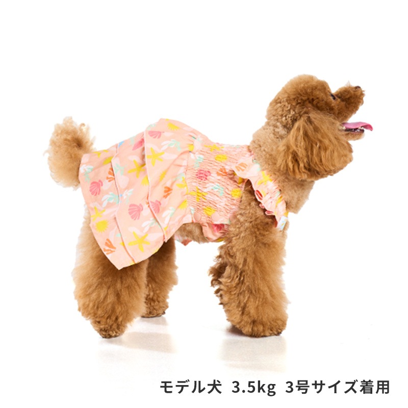 マリンパターンアロハワンピ