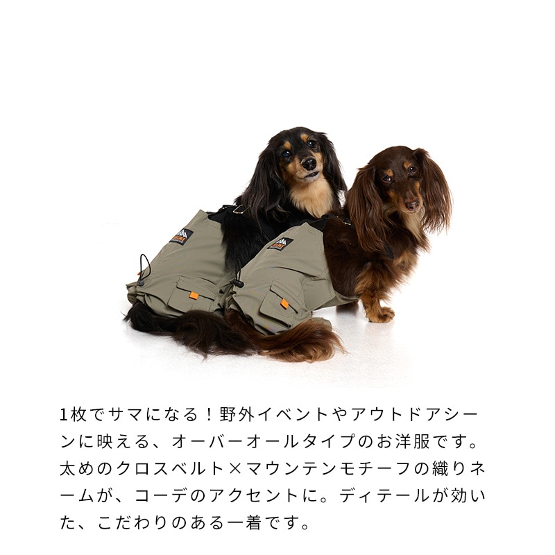 クロスアウトドアオーバーオール