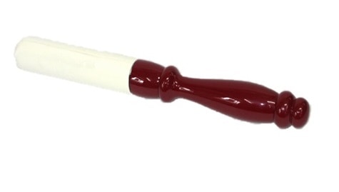 【寺院仏具】朱塗り　1.2尺　長さ36センチ　磬子倍　ケイス用　倍　木製白皮巻