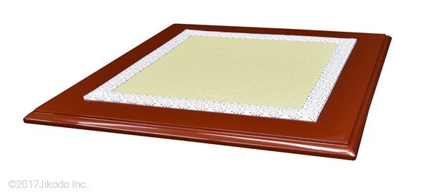 【寺院仏具】朱塗り 幅65センチ 仏前用 薄型礼盤(小)タイプ 安心の国産仏具 木製高級寺院仏具通販(受注生産品)(商品番号11242s)