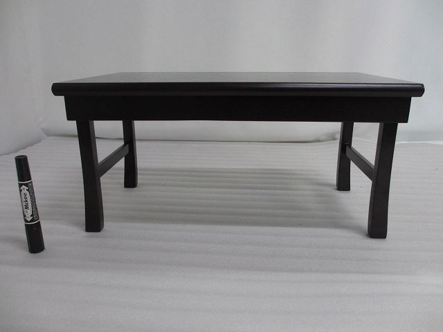 【特別販売品】紫檀調　折り畳み経机(幅48.5cm高23.5cm奥28㎝)長期在庫品の為特価セール　木製高級仏具通販　管理番号「998221」