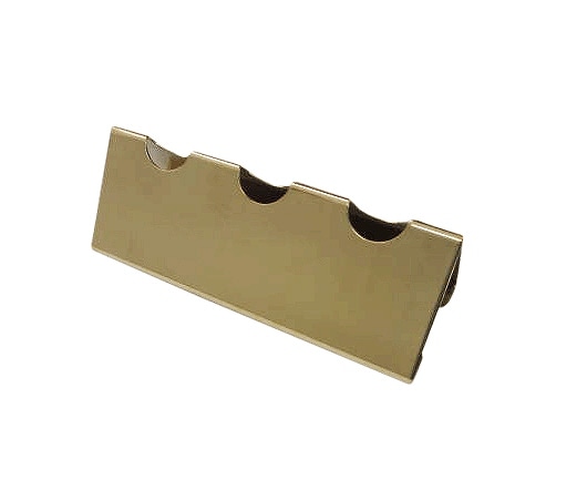 【寺院仏具】＜密教法具＞護摩杓置き台　真鍮製　磨き　国産品　(受注生産品)（商品番号6170）