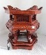【特別販売品】欅製　六角ケイス台　美品　15号　ケヤキ(平径45cm高さ49cm）長期在庫品の為特価セール　高級仏具通販　管理番号「7214」|特別販売品