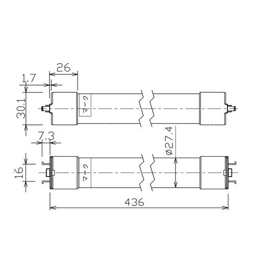 [法人限定] LDM15SSL/8/6-01 東芝 電源内蔵直管形LEDランプ 670 lm GZ16 電球色 [ LDM15SSL8601 ]|直管LEDランプ