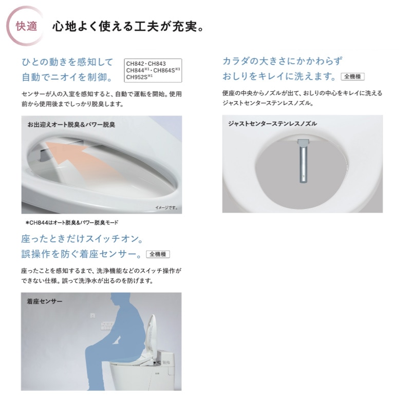 ○[法人限定][即納在庫有り] CH844WS パナソニック Panasonic 温水洗浄