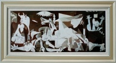 【代引不可】ゲルニカ ピカソ【世界の名画・複製画・ポスター・レプリカ】【送料無料】【smtb-k】【w2】【FS_708-7】【H2】