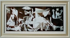 【代引不可】ゲルニカ ピカソ【世界の名画・複製画・ポスター・レプリカ】【送料無料】【smtb-k】【w2】【FS_708-7】【H2】