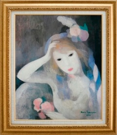 【代引不可】ヴァランティーヌ ローランサン【世界の名画・複製画・ポスター・レプリカ】【送料無料】【smtb-k】【w2】【FS_708-7】【H2】
