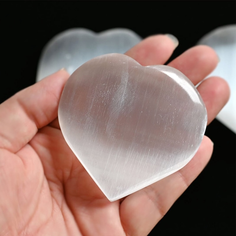 セレナイト　ハート（L）