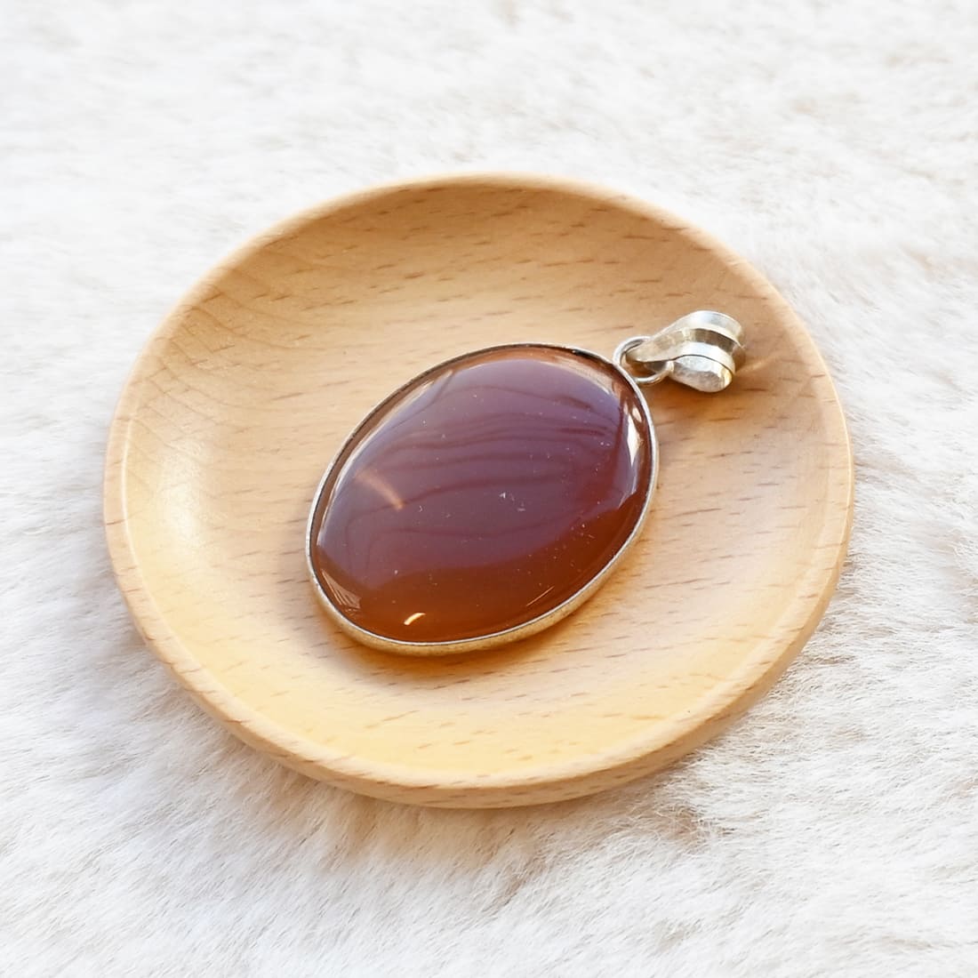 ペンダントトップ(オレンジアゲート)