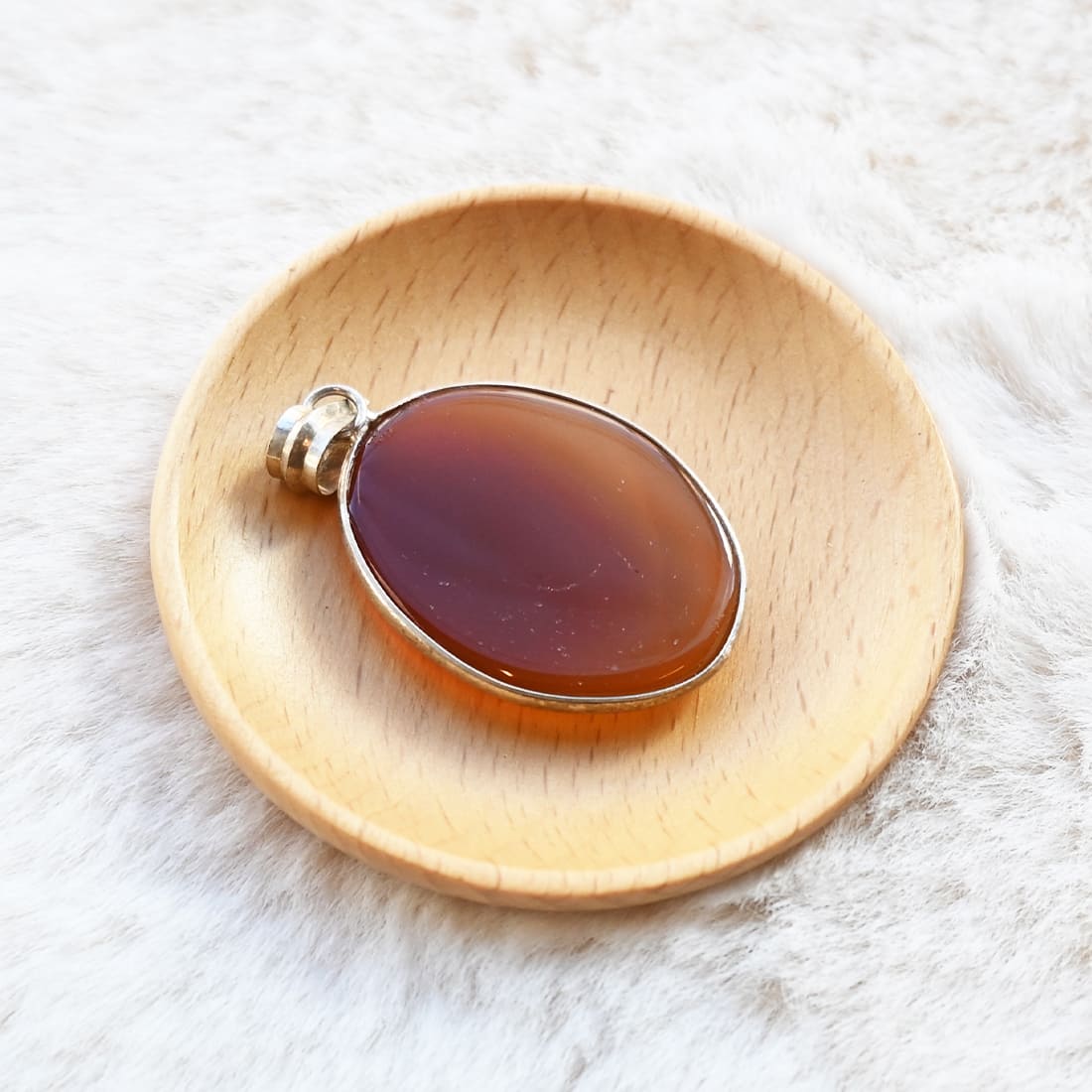 ペンダントトップ(オレンジアゲート)