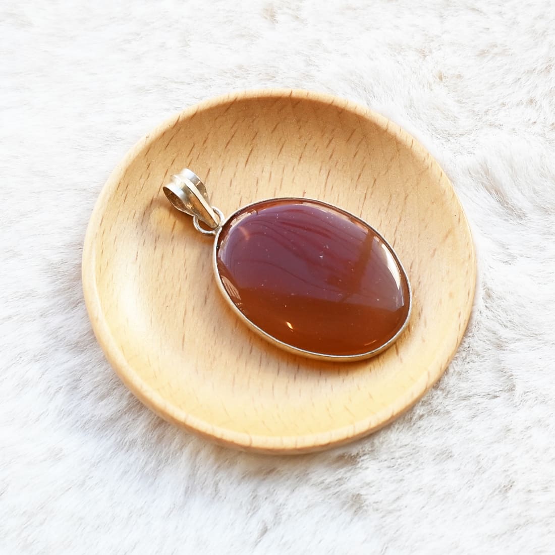 ペンダントトップ(オレンジアゲート)