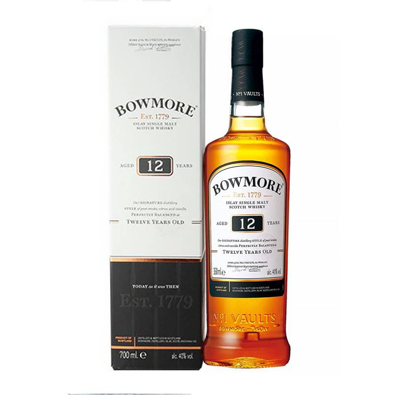 ボウモア 12年 700ml シングルモルト スコッチウイスキー2本新品未開封。 ボウモア 12年 700ml ウイスキー スコッチ シングルモルト
