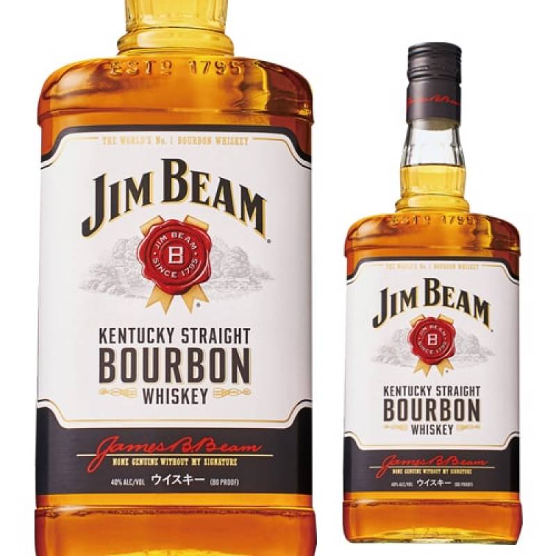 ジムビーム 40度 1750ml<br>バーボン ウイスキー JIM BEAM  bourbon whisky 長S